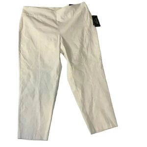 NEW Attyre New York White Ankle Length Dress‎ Audrey Pants Size 22W